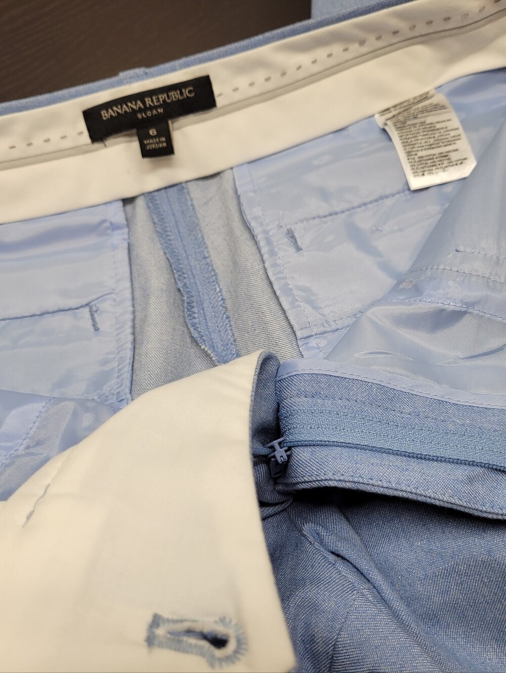 Banana Republic Light Blue Cropped Pants - Picture 12 of 12